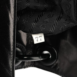 1996 Black Madras Swing Shoulder Bag