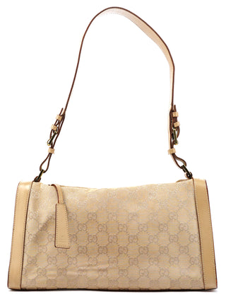 001 2058 Beige GG Shoulder Bag