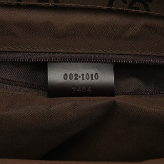 Brown GG Canvas Bamboo Tote Bag