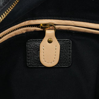 Black Leather Paraty 2-Way Bag