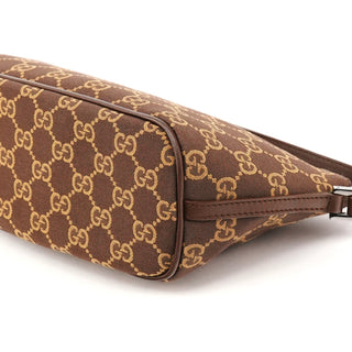 039 1103 Brown GG Boat Pochette