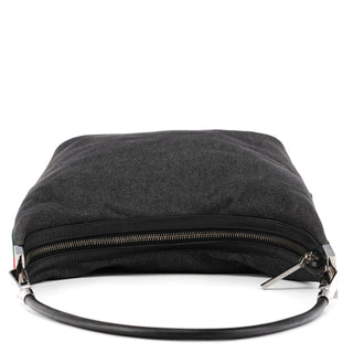 01234 Anthracite Denim Sherry Line Shoulder Bag