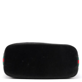 01234 Anthracite Denim Sherry Line Shoulder Bag