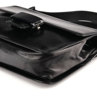 1996 Black Madras Swing Shoulder Bag