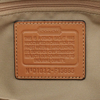 F15665 Beige Tan Signature Hamptons Tote Bag