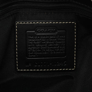 11242 Black Signature Canvas Hamptons Tote Bag
