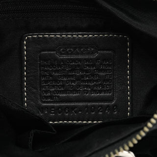 10249 Black Signature Canvas Hamptons Shoulder Bag