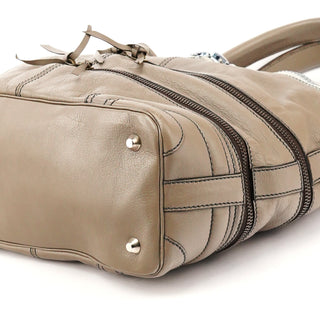 Fall 2006 Greige Leather Gladys Tote Bag