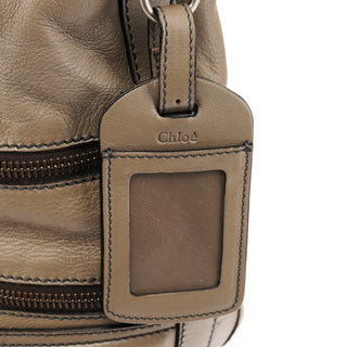 Fall 2006 Greige Leather Gladys Tote Bag