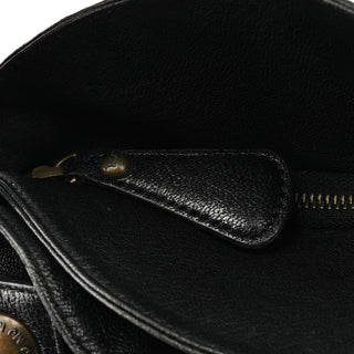 Black Leather Shoulder Bag