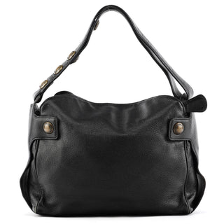 Black Leather Shoulder Bag