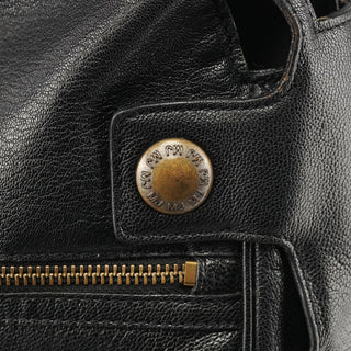 Black Leather Shoulder Bag