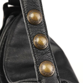 Black Leather Shoulder Bag