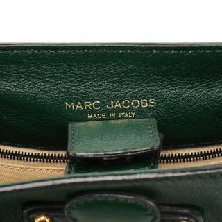Green Quilted Leather Chain Shoulder Bag