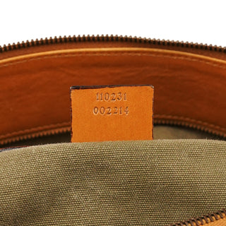 Fall 2002 Khaki Canvas Cargo Pocket Shoulder Bag
