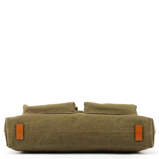 Fall 2002 Khaki Canvas Cargo Pocket Shoulder Bag