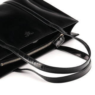 1995 Black Spazzolato Sport Tote Bag