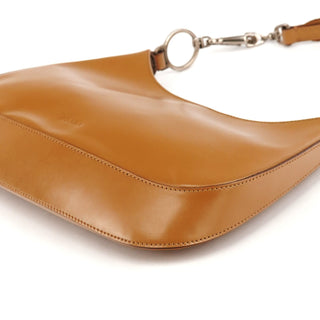 Spring 2000 Light Brown Calfskin Cleo Shoulder Bag