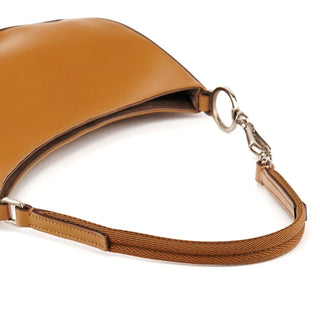Spring 2000 Light Brown Calfskin Cleo Shoulder Bag