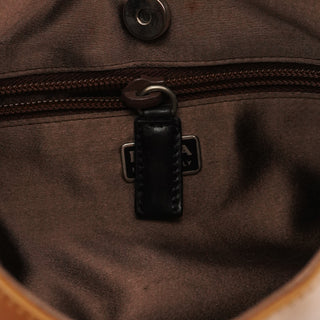 Spring 2000 Light Brown Calfskin Cleo Shoulder Bag