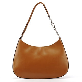 Spring 2000 Light Brown Calfskin Cleo Shoulder Bag