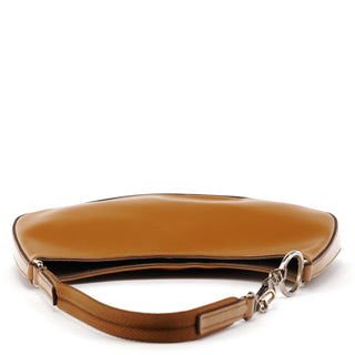 Spring 2000 Light Brown Calfskin Cleo Shoulder Bag