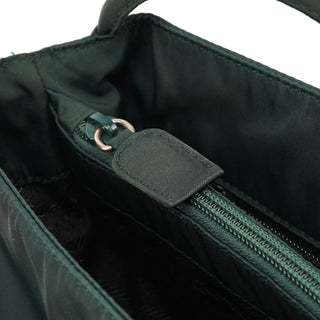 B6242 Dark Green Tessuto City Nylon Tote Bag