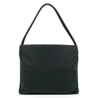 B6242 Dark Green Tessuto City Nylon Tote Bag