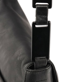 1998 Black Calfskin Vitello Plex Shoulder Bag
