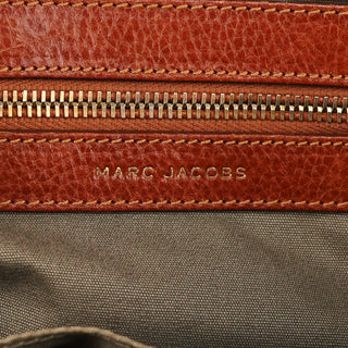 Brown Quilted Snake Embossed Leather Stam 2-Way Bag