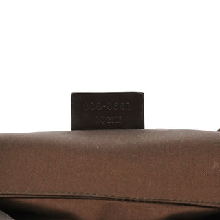 1997 Brown GG Suede Shoulder Bag