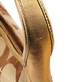 11599 Beige Gold Ergo Hobo Shoulder Bag