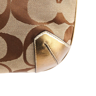 11599 Beige Gold Ergo Hobo Shoulder Bag