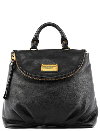 Black Leather Classic Q Mariska Backpack