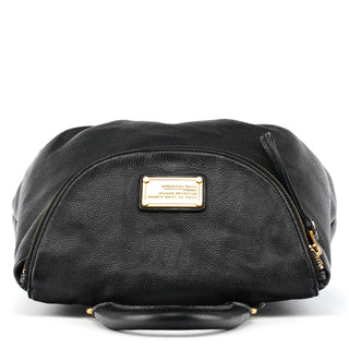 Black Leather Classic Q Mariska Backpack