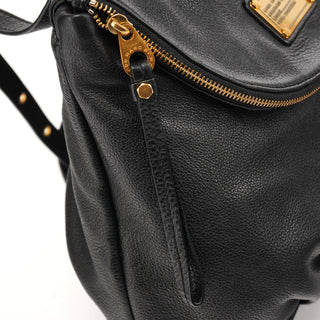 Black Leather Classic Q Mariska Backpack