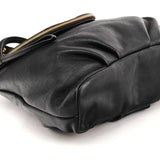 Black Leather Classic Q Mariska Backpack