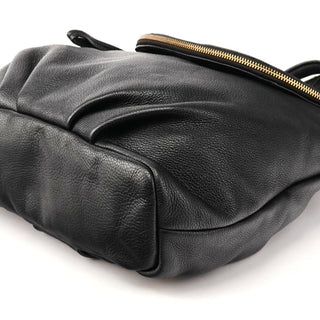 Black Leather Classic Q Mariska Backpack