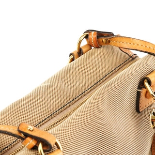 Beige Tan Canvas Harley Tote Bag
