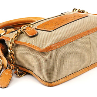 Beige Tan Canvas Harley Tote Bag