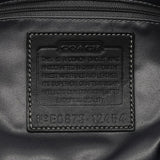 12454 Black Leather Patchwork Hamptons Tote Bag
