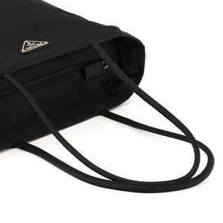 Black Tessuto City Nylon Tote Bag