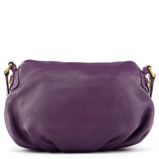 Purple Leather Classic Q Crossbody Bag