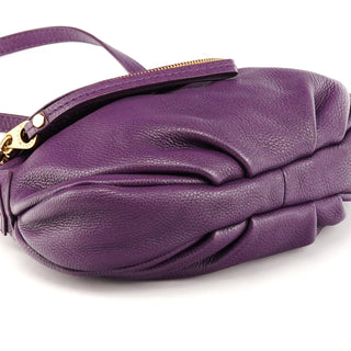 Purple Leather Classic Q Crossbody Bag