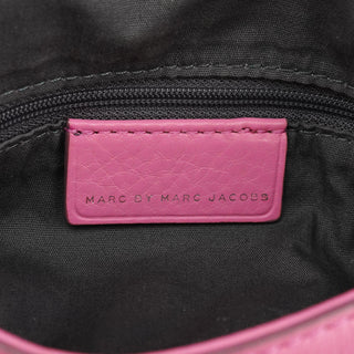 Pink Leather Classic Q Crossbody Bag