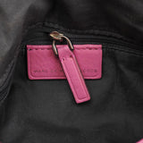 Pink Leather Classic Q Crossbody Bag