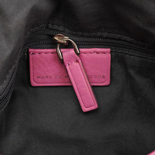 Pink Leather Classic Q Crossbody Bag