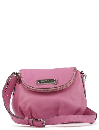 Pink Leather Classic Q Crossbody Bag