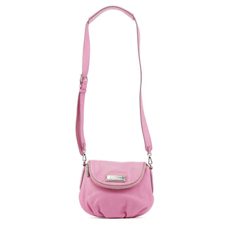 Pink Leather Classic Q Crossbody Bag