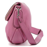 Pink Leather Classic Q Crossbody Bag